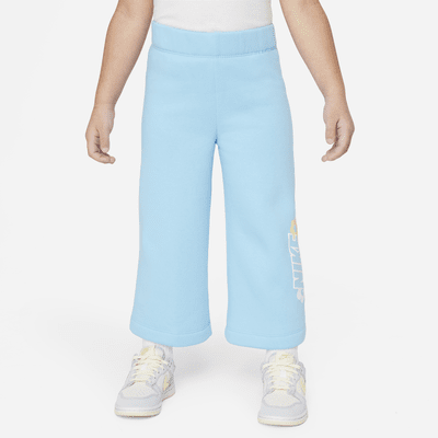 Nike Floral Fleece Toddler Wide Leg Pants