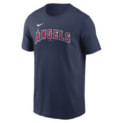 Playera Nike de la MLB para hombre Mike Trout Los Angeles Angels Fuse