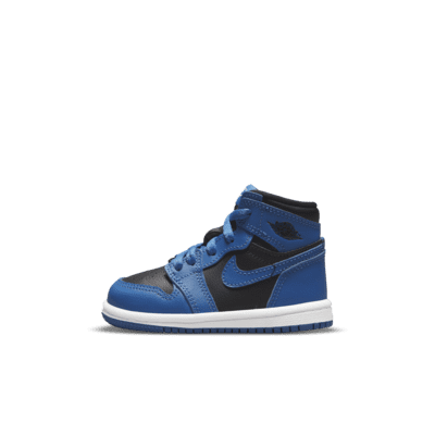 nike high top jordans blue