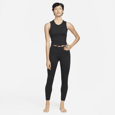 Nike Yoga 7/8-Leggings mit hohem Bund für Damen