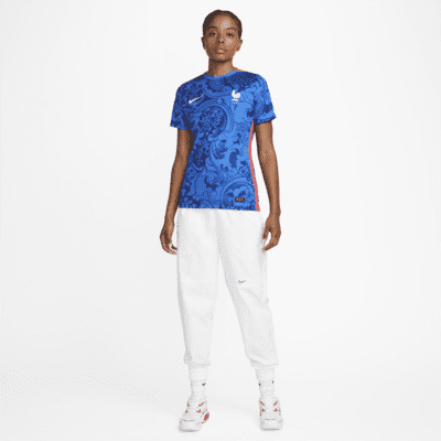 Jersey de fútbol Nike Dri-FIT para mujer Francia 2022 Stadium local