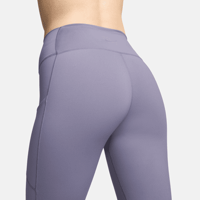 Leggings tiro alto de 7/8 con bolsillos para mujer Nike One