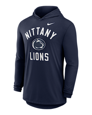 Мужская футболка Penn State Campus Arch Nike Dri-FIT College Long-Sleeve Hooded