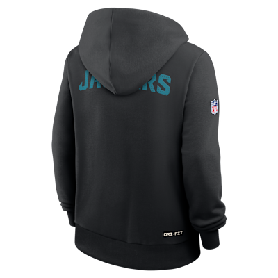 Sudadera con gorro sin cierre Nike Dri-FIT de la NFL para mujer Jacksonville Jaguars Sideline