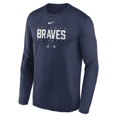 Nike Dri-FIT Legend Wordmark (MLB Atlanta Braves) Men's T-Shirt.
