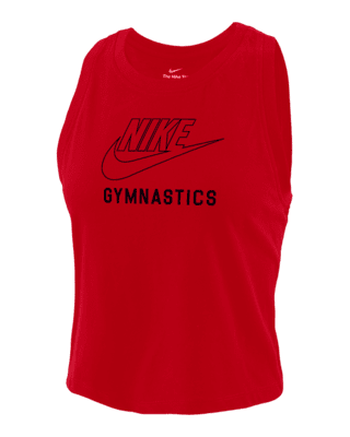 Женские  Nike Swoosh Gymnastics Cropped Tank Top