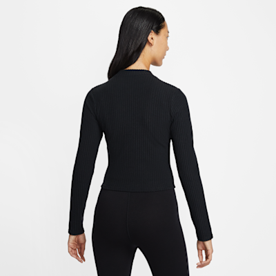 나이키 스포츠웨어 칠 니트 여성 슬림 와이드 골지 가디건