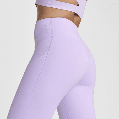 Nike Universa 7/8-legging met halfhoge taille, zakken en medium ondersteuning voor dames