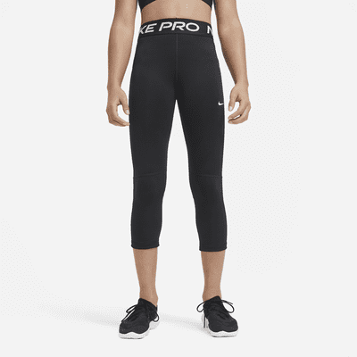 aktivitet Milepæl bøf Nike Pro Capri-leggings til større børn (piger). Nike DK