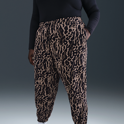 Nike Sportswear Phoenix Fleece Women's High-Waisted Oversized Printed Sweatpants (Plus Size)
