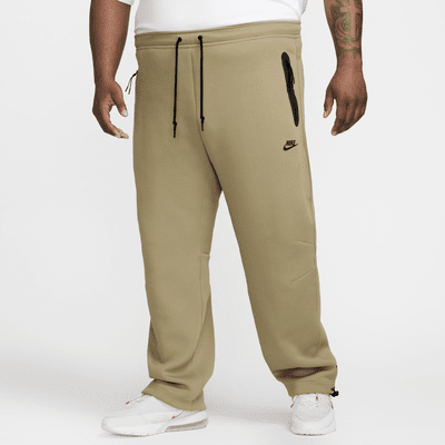 Pants de tejido Fleece con dobladillo abierto para hombre Nike Tech