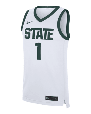 Мужские джерси Michigan State Spartans Replica Nike College Basketball Jersey для баскетбола