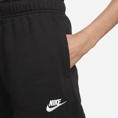 Shorts de tiro medio para mujer Nike Sportswear Club Fleece