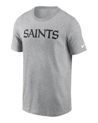 Мужская футболка New Orleans Saints Primetime Wordmark Essential Nike NFL