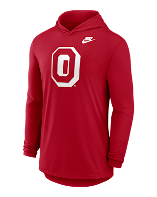 Мужская футболка Ohio State Legacy Nike Dri-FIT College Long-Sleeve Hooded