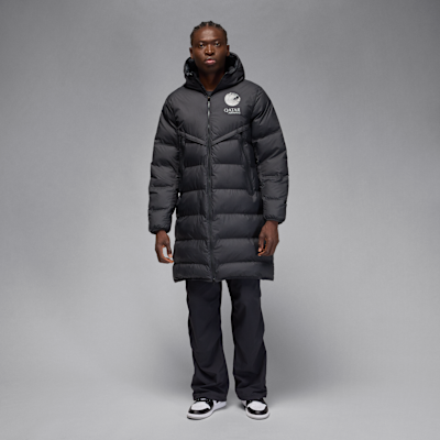 Fotbollsjacka Paris Saint-Germain Strike Windrunner PrimaLoft® Fourth Jordan Storm-FIT med huva för män