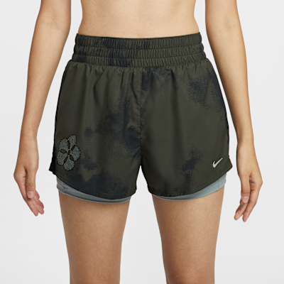 Nike One Women's Dri-FIT High-Waisted 8cm (approx.) 2-in-1 Shorts