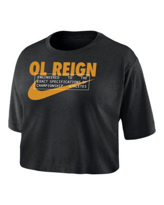 Женская футболка OL Reign Nike Dri-FIT Soccer Cropped