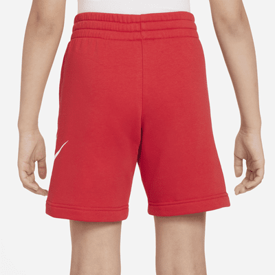 Shorts de French Terry para niños talla grande Nike Sportswear Club Fleece