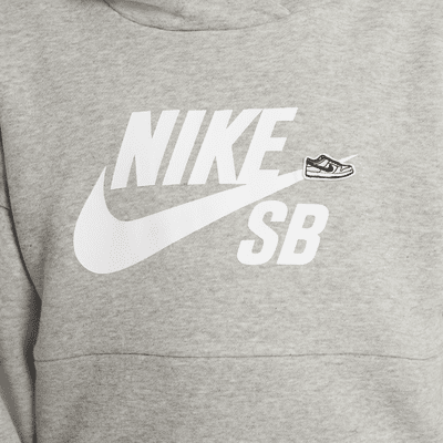 Nike SB Icon Fleece EasyOn Big Kids' Oversized Pullover Hoodie