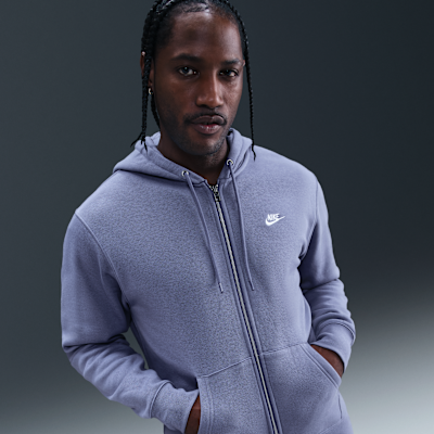 Nike Club Men's Full-Zip Fleece Hoodie