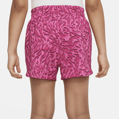 Shorts de tejido Woven de tiro alto para niña talla grande Nike One