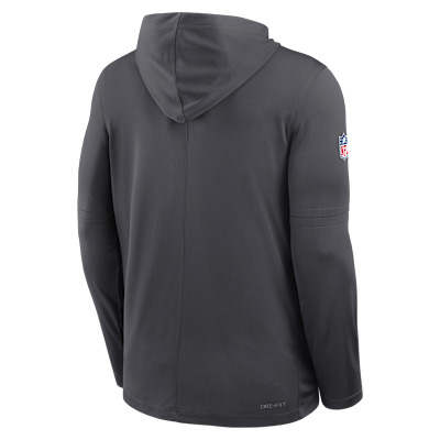 Green Bay Packers Pure Fury Sideline Men's Nike Dri-FIT NFL Long-Sleeve Hooded Top