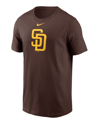 Мужская футболка San Diego Padres Fuse Large Logo Nike MLB