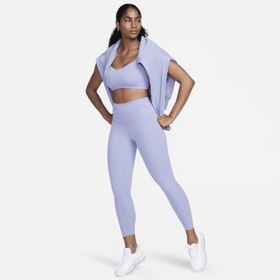 Mallas de 7/8 de tiro alto de sujeción suave para mujer Nike Zenvy