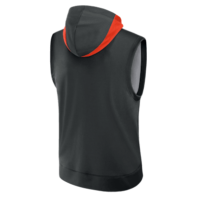Baltimore Orioles Authentic Collection Men’s Nike Dri-FIT MLB Sleeveless Pullover Hoodie