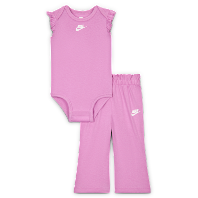 Conjunto de 2 piezas de pants de cintura tipo bolsa de papel para bebé (3 a 6 meses) Nike