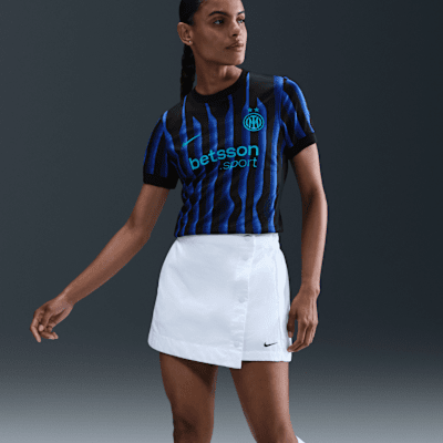 Inter Milan 2025/26 Stadium Home Women's Nike Dri-FIT Football Replica Shirt