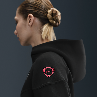 Paris Saint-Germain Tech Windrunner Third Women's Nike Total 90 Football Fleece Full-Zip Hoodie