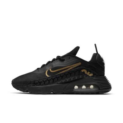 nike air max noir et or