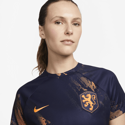 Playera de fútbol Nike Dri-FIT para mujer Netherlands Academy Pro