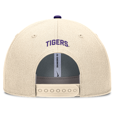 LSU Primetime Rise Men's Nike Dri-FIT College Trucker Adjustable Hat
