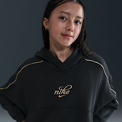 Nike Sportswear Club Fleece Boxy huvtröja för ungdom (tjejer)