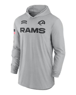 Los Angeles Rams Salute To Service Edge Mascot Lockup Men’s Nike Dri ...