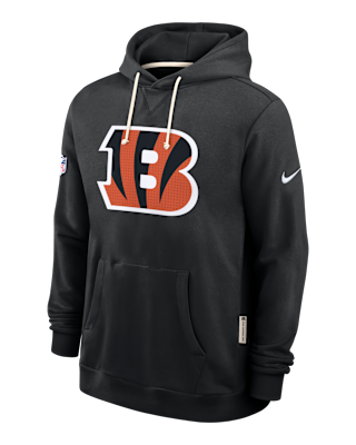 Мужское худи Cincinnati Bengals Initial Home Sideline Nike Dri-FIT NFL Pullover Hoodie