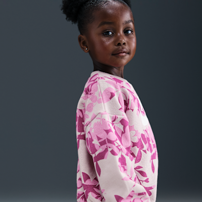 Nike Toddler Floral Camo Crew and Leggings Set
