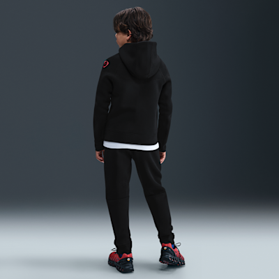 Paris Saint-Germain Tech Third Older Kids' Nike Total 90 Football Fleece Full-Zip Hoodie
