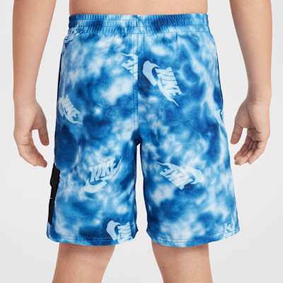 Traje de baño tipo shorts cargo con forro interior de 18 cm Nike Swim Voyage para niños talla grande