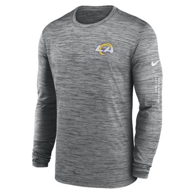 Los Angeles Rams Velocity Men's Nike Dri-FIT NFL Long-Sleeve T-Shirt ...