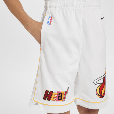 Calções NBA Swingman Nike Dri-FIT Miami Heat Júnior