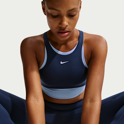 Bra deportivo de media sujeción con almohadillas para mujer Nike One