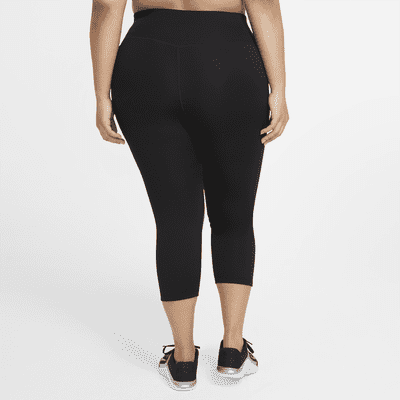 Leggings cropped de tiro medio para mujer Nike One (talla grande)