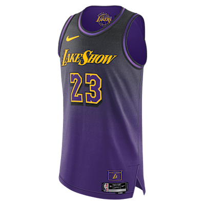 Jersey Nike Dri-FIT ADV Authentic de la NBA para hombre Lebron James Los Angeles Lakers 2024/25 City Edition