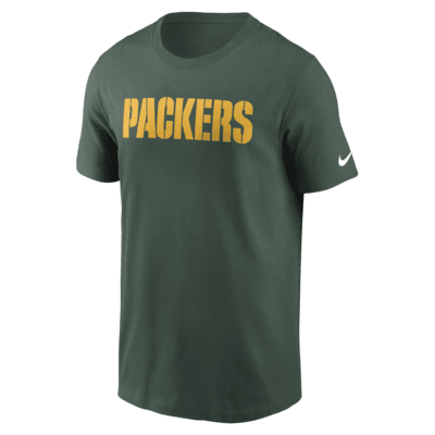 Мужская футболка Green Bay Packers Primetime Wordmark Essential