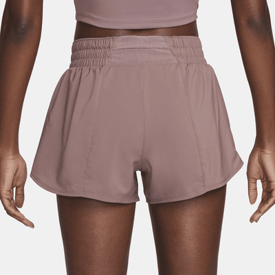 Shorts con forro de ropa interior Dri-FIT de tiro medio de 8 cm para mujer Nike One