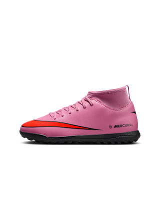 Детские кроссовки Nike Jr. Mercurial Superfly 10 Club Little/Big Kids' Turf High-Top Soccer